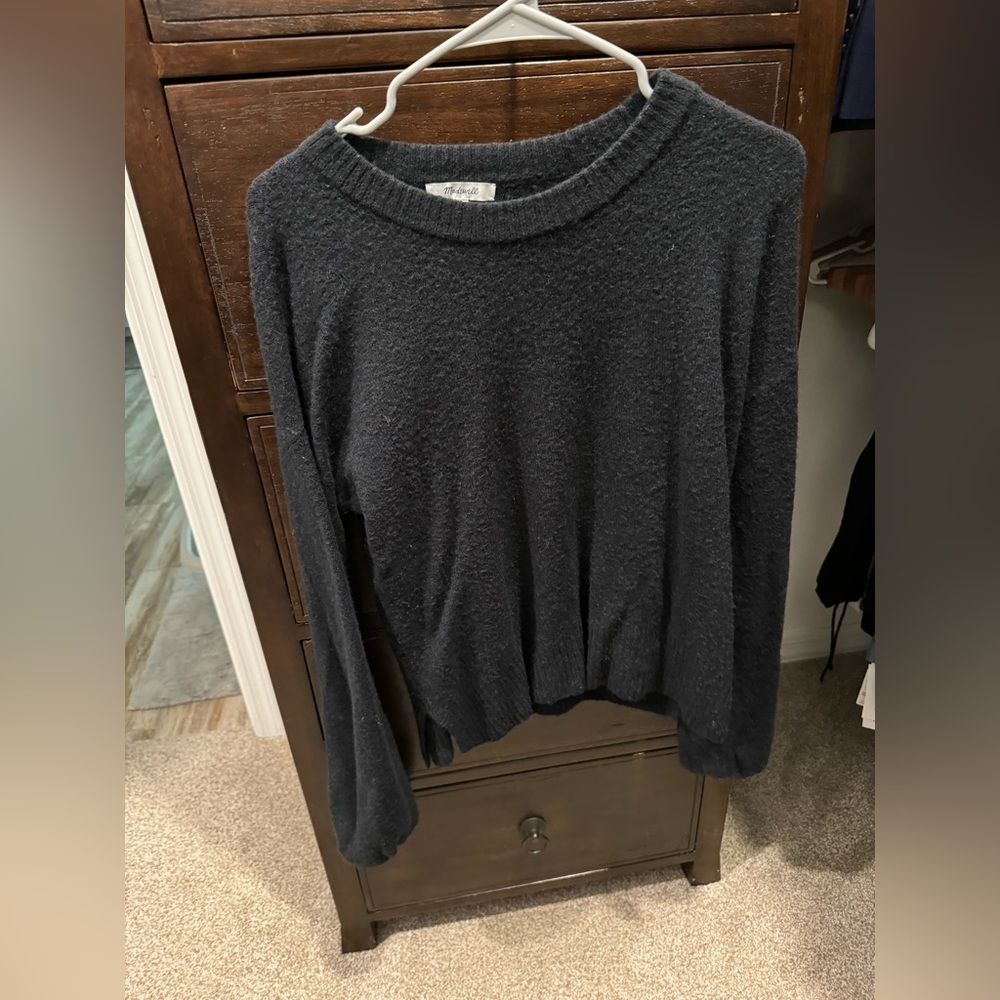Madewell size XS black pullover sweater